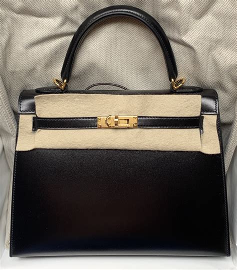 hermes box kelly sellier 28 black|kelly 28 Hermes.